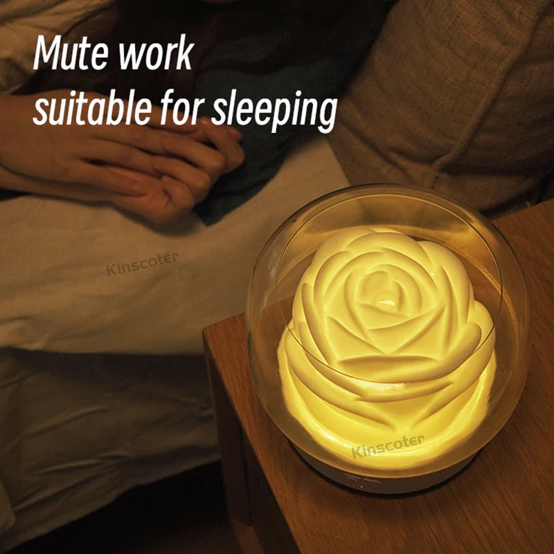400Ml Flower Aroma Diffuser Electric Mist Maker Aromatherapy Essential Oil Air Humidifier for Holidays Gift